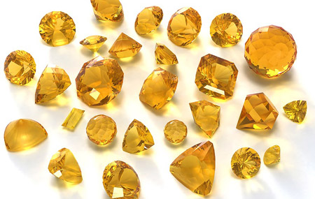 Yellow Topaz or Citrine